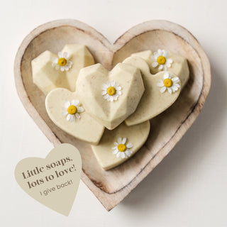 Chamomile High-Tea Heart-shaped Charity Soap Sets